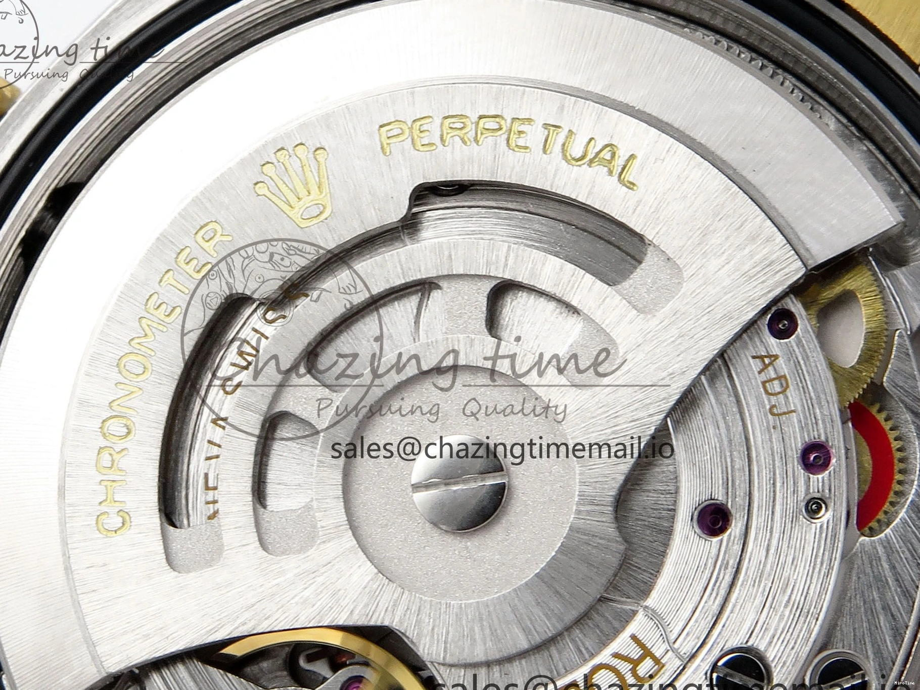 MiroTime 1225 DateJust 36 126233 EWEF Best Edition YG Leaf Dial on SS YG Jubilee Bracelet A Sporty 628